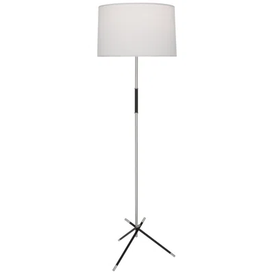 Robert Abbey Thatcher 62 1/2" White And Brass Tripod Leg Floor Lamp