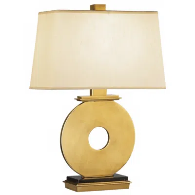 Robert Abbey Tic-tac-toe 23" High Modern Brass O-table Lamp In Gold