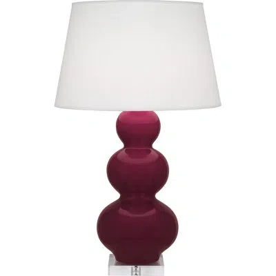 Robert Abbey Triple Gourd 32.75" Table Lamp In Sugar Plum