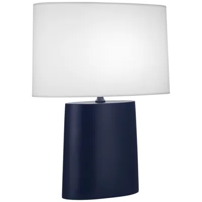 Robert Abbey Victor 26 1/4" High Ceramic Matte Midnight Blue Lamp