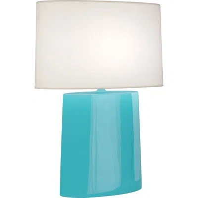 Robert Abbey Victor 26.25" Table Lamp In Egg Blue