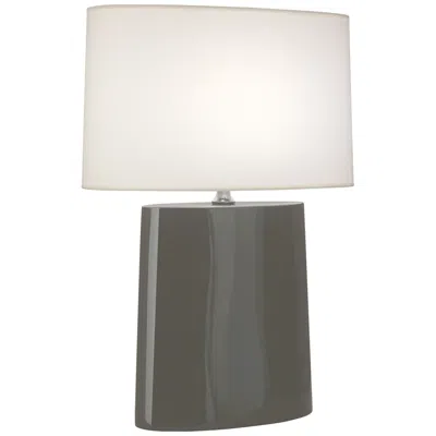 Robert Abbey Victor Ash Glazed Ceramic Table Lamp