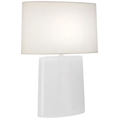 Robert Abbey , Victor, Daisy Glazed Ceramic, Table Lamp