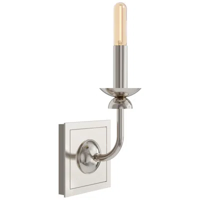 Robert Abbey William 10.75" High Polished Nickel Wall Sconce
