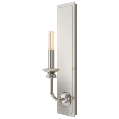 Robert Abbey William 18.5" High Polished Nickel Wall Sconce In Silver