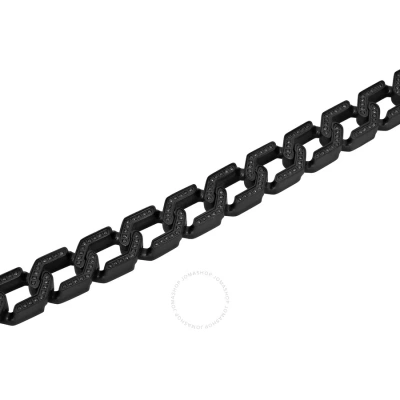 Robert Alton 1.5ctw Black Diamond Stainless Steel With Black Finish Bracelet