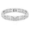 Robert Alton 1/3ctw Diamond Stainless Steel Men's Link Bracelet