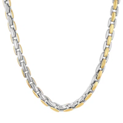 Robert Alton High Polish Yellow Finish Stainless Steel Chain In Gold Tone
