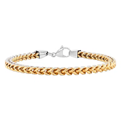 Robert Alton Men's Franco Chain Bracelet In Two Tone