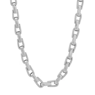 Robert Alton Men's Horseshoe Link Stainless Steel Chain In Silver Tone
