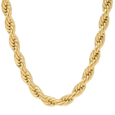 Robert Alton Men's Rope Link Stainless Steel Chain In Gold Tone