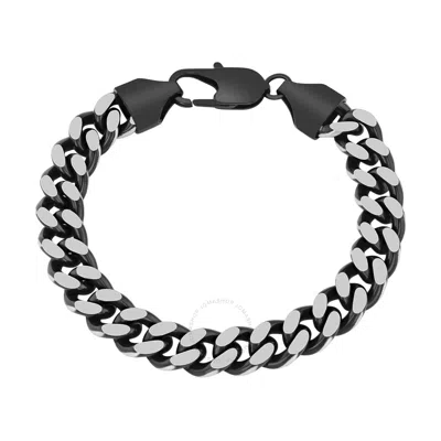 Robert Alton Men's Stainless Steel Curb Link Bracelet In Multi