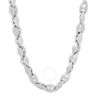 Robert Alton Stainless Steel 24' Inch Mariner Link Chain In White