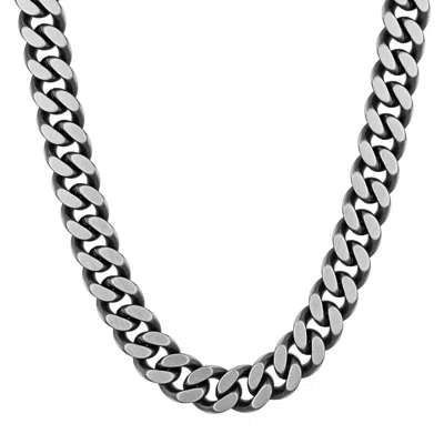 Robert Alton Stainless Steel Men's Curb Chain In Two Tone