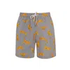 Robert & Son Beachwear Ltd Men's Grey Cheetah - Grey In Grey