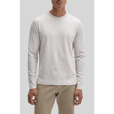 Robert Barakett Anderson Long Sleeve Geometric T-shirt In Neutral