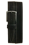 Robert Barakett Avalanche Suede Belt In Black