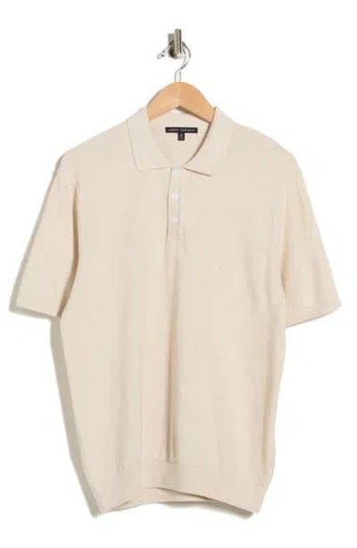 Robert Barakett Becker Polo Sweater In White