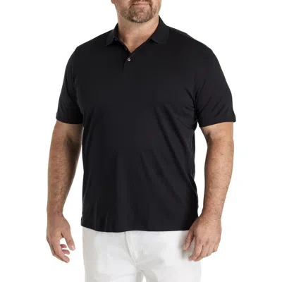 Robert Barakett Big & Tall Georgia Polo Shirt In Black