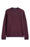 Robert Barakett Birch Hill Tipped Sweatshirt In Port