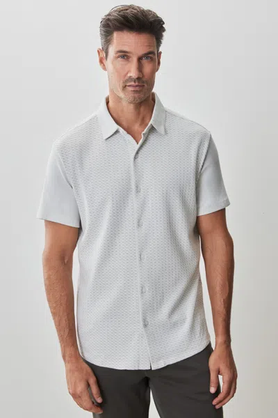 ROBERT BARAKETT BOOKER SHORT SLEEVE KNIT SHIRT