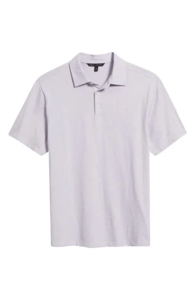 Robert Barakett Brightwood Slub Cotton Polo In Purple