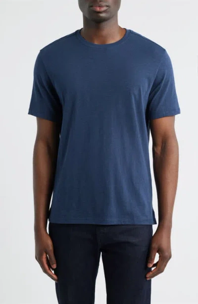 Robert Barakett Brightwood Slub Cotton T-shirt In Blue