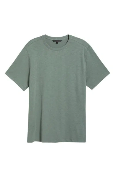 Robert Barakett Brightwood Slub Cotton T-shirt In Gray