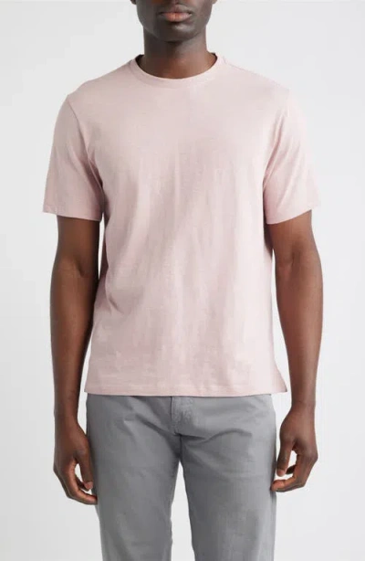 Robert Barakett Brightwood Slub Cotton T-shirt In Pink