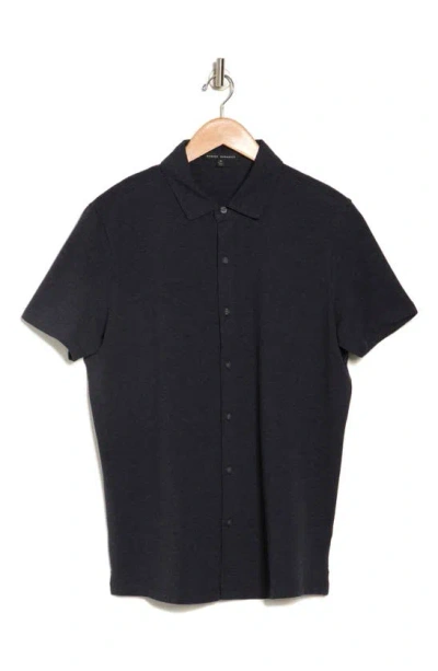 ROBERT BARAKETT BRODY SHORT SLEEVE STRETCH COTTON BUTTON-UP SHIRT
