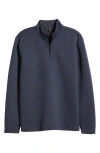 Robert Barakett Brokenhill Half Zip Pullover In Navy