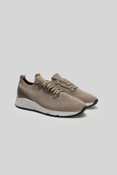 Robert Barakett Bryce Knit Sneaker In Sand