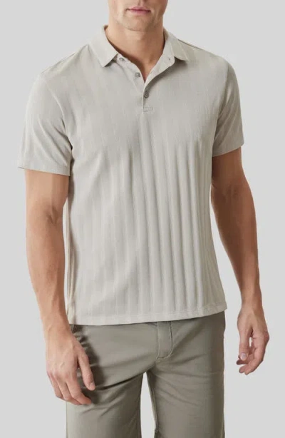 Robert Barakett Caspian Rib Polo In Brown