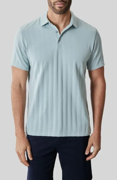 Robert Barakett Caspian Rib Polo In Blue