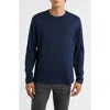 Robert Barakett Christopher Long Sleeve Pima Cotton T-shirt In Blue
