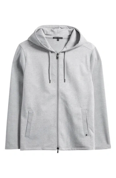 Robert Barakett Clifton Front Zip Hoodie In Gray