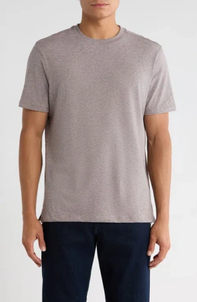 Robert Barakett Colson Mélange Stretch Pima Cotton T-shirt In Gray