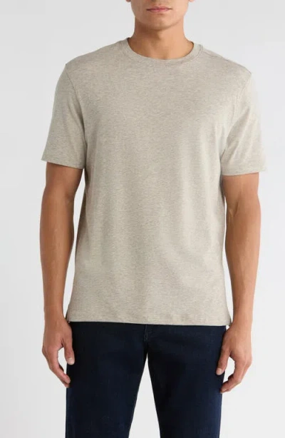 Robert Barakett Colson Mélange Stretch Pima Cotton T-shirt In Neutral