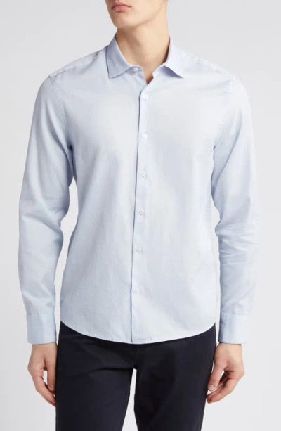 Robert Barakett Colter Slim Fit Button-up Shirt In Light Blue