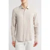 Robert Barakett Cranford Cotton & Lyocell Button-up Shirt In Brown