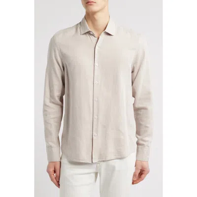 ROBERT BARAKETT ROBERT BARAKETT CRANFORD COTTON & LYOCELL BUTTON-UP SHIRT