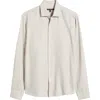 Robert Barakett Cranford Cotton & Lyocell Button-up Shirt In Tan