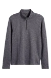 Robert Barakett Crestwood Half Zip Pullover In Black