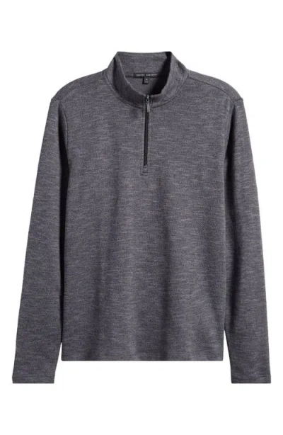 Robert Barakett Crestwood Half Zip Pullover In Black