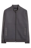 Robert Barakett Curtin Full Zip Jacket In Gray