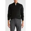 Robert Barakett Daniel Half Zip Pullover Sweater In Multi