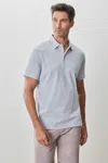 Robert Barakett Duke Short Sleeve Polo In Light Grey