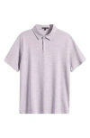 Robert Barakett Duke Space Dye Polo In Lavender