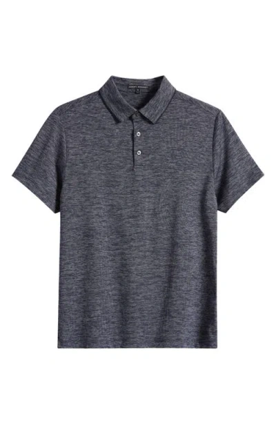 Robert Barakett Duke Space Dye Polo In Navy