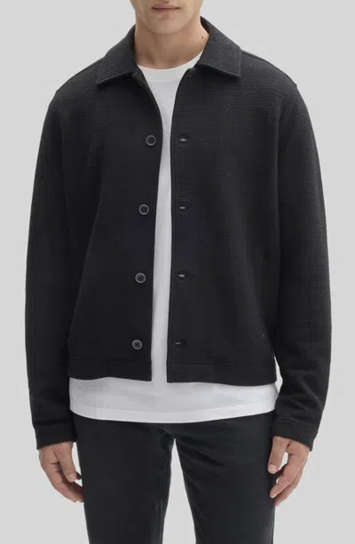 Robert Barakett Dumas Button Front Jacket In Black